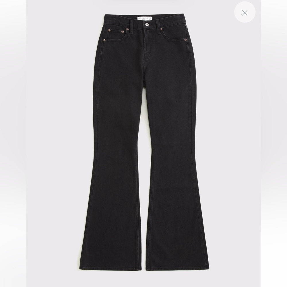 Abercrombie & Fitch Ultra High Rise Black Pants